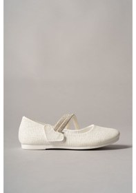 Resim Aymeravm - Çatal Baretli Kalpli Sedef Star Kız Çocuk Ayakkabı... Beyaz 