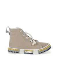 Resim Kiko Kids Gamel Günlük Lastikli Erkek Çocuk Bot Ayakkabı Gri 