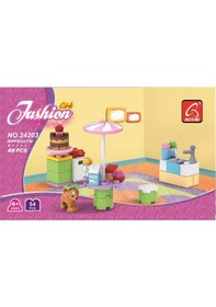 Resim Keyixing 54 Parça Fashion Girls Pasta Dükkanı 