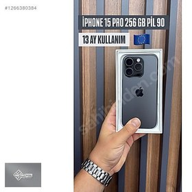 Resim Apple iPhone 15 Pro İkinci El YD | 256 GB | Siyah 