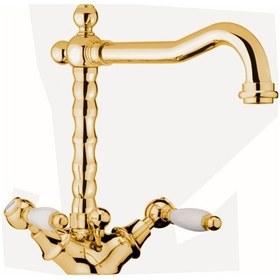 Resim İtalyan Webert -dorian Lavabo Bataryasi Altin-sifon Kumandalı Do700301010 