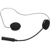 Resim Wezone Motosiklet Kaskı Bluetooth Kulaklığı - Ses Kontrol Ve Şarkı Değiştirme Fonksiyonu İle arama Desteği, Siyah 