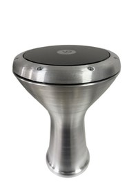 Resim Darbuka Düz Mat Gri Renk Tam Profesyonel Döküm Üst Kalite Siyah F 