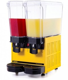 Resim SAMIXIR Klasik Twin Karıştırıcılı Soğuk İçecek Dispenseri 20 L + 20 L Sarı 40.MMY 