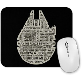 Resim Baskı Dükkanı Star Wars Millenium Falcon Mouse Pad 