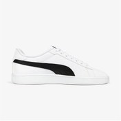 Resim Puma Smash 3.0 Buck Unisex Beyaz Spor Ayakkabı 
