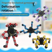 Resim 2 adet Çocuk Fidget Spinner Oyuncak - ABS Reçine Döndürme Üstü 3 Renkli Tasarımlarla (Mor/Kırmızı/Siyah) - 4+ Yaşlar İçin Dayanıklı Sabit Taban - Erkek ve Kızlar İçin Tatil Hediyesi 