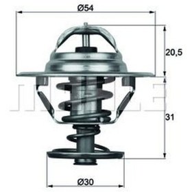 Resim Mahle Tx1076d Termostat 76 C Conta Ile Volvo Truck F12 