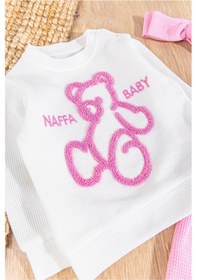 Resim Babymod Ayıcık Figürlü Bandanalı 3'lü Kız Bebek Takım 001 