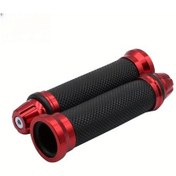 Resim Elmpaly Kırmızı 1 Çift Kaymaz Motosiklet Tutma Kolu Bisiklet Ve Dağ Bisikleti Gidon Aksesuarı 