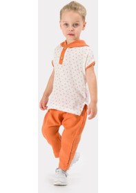 Resim Erkek Bebek Şapkalı Yazlık Müslin Kumaş Müslin Alt Üst Bebek Takımı 001 