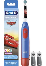 Resim Oral-B Cars Çocuklar için Pilli Diş Fırçası 