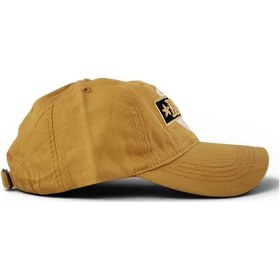 Resim Hedea Unisex Vintage Eskitme Beyzbol Şapkası Brkln Nakışlı Ayarlanabilir Sarı Pamuklu Cap 