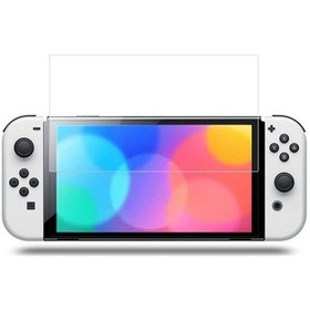Resim Kjh Ns-062 Oyun Konsolları Nintendo Switch Oled İçin Parmak İzi Önleyici Ekran Koruyucu Film 