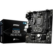 Resim MSI H310M PRO-M2 PLUS Soket 11551 DDR4 2666 DVI VGA HDMI M.2 USB3.1 Matx WIN7 WIN10 Anakart 