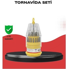 Resim Muratech Kompakt Tornavida Seti Elektronik Cihaz Tamiri İçin 