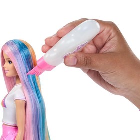 Resim Barbie Gökkuşağı Saçlar Bebeği JJP07 