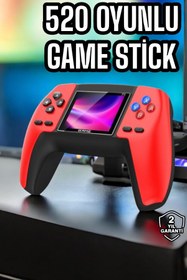 Resim Gamepad 520 Retro Oyunlu Taşınabilir El Konsolu Atari 
