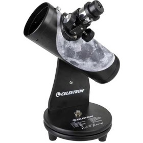 Resim Delixa Celestron Firstscope Teleskop, Robert Reeves'ten Ay, Siyah 