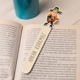 Resim Meksikalı Karikatürlü Çubuk Kitap Ayracı 
