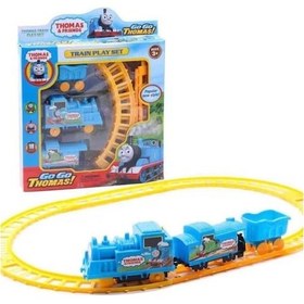 Resim Thomas Tren 9 Parça Pilli Tren Seti Oyuncak-eğitici Oyuncak Lokom 