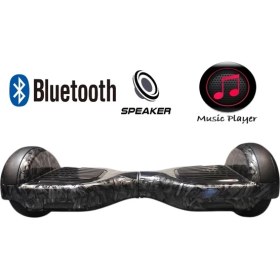 Resim Citymate Smart Balance Elektrikli Kaykay Hoverboard Çanta Hediyeli Bluetooth Hoparlörlü Desenli 