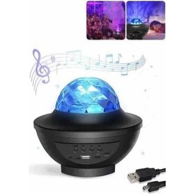 Resim Vexor Masa Ve Gece Lambası Renkli Projektör Işıklı Disko Topu Bluetooth Hoparlör Diğer 