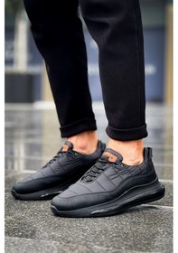 Resim Chekich Ch179 - Cst Sporty Runner Erkek Ayakkabı Sıyah Çok Renkli 