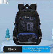 Resim Honeybeeshop Siyah Geniş Kapasiteli Dayanıklı Oxford Sırt Çantası Ayarlanabilir Askılar Çoklu Bölmeler Siyah 