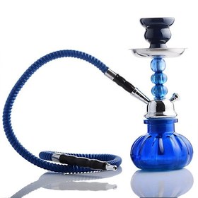 Resim Küçük Boy Nargile Takımı - Mavi 