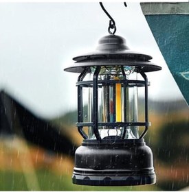 Resim Kamp Lambası Ledli Retro Dekoratif Işık 