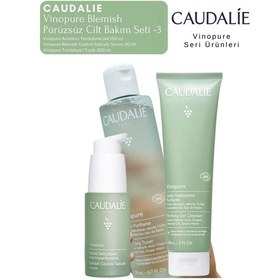 Resim Vinopure Blemish Pürüzsüz Cilt Bakım Seti -3 Serum -tonik - Temizleme Jeli Orijinal Boy 