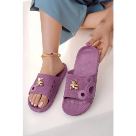Resim Moda Fırsat Kadın Terlik Kaydırmaz Su Geçirmez Şık Ev Dışarı Plaj Yazlık Günlük Terlik 