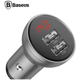 Resim Baseus Digital Display 24W 4.8A Dual USB Çİft Usb Hızlı Araç Şarjı Baseus