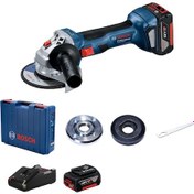 Resim Bosch Professional GWS 180-LI 2x4ah Çift Akülü Taşlama Makinesi - 06019H9021 