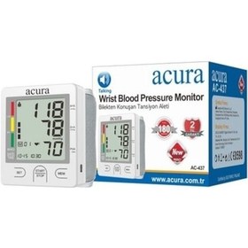 Resim Acura AC-437S Dijital Bilekten Ölçer Konuşan Tansiyon Aleti 