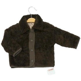 Resim Çikoby Erkek Bebek Peluş Mont-13601 Kahverengi 