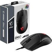 Resim Msi Clutch GM41 Lightweight V2 Oyun Faresi (Kablolu PMW-3389 Sensör 400 - 16000 Dpı 6 Tuşlu Siy 