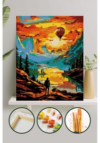 Resim Sayılarla Boyama Tuval Seti 40x50 Cm - Zirve 