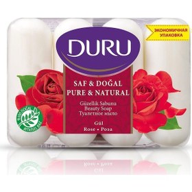 Resim Duru Saf Doğal Gül Güzellik Sabunu 4 x 70 G 
