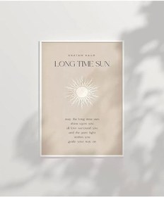 Resim Çerçevesiz Poster Güneş Hep Üzerinde Olsun 