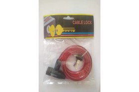 Resim Zhongli 12MM 80CM Bisiklet Halat Kilidi 