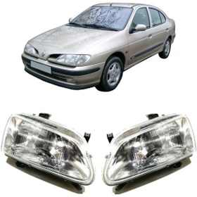Resim AYFAR 1996-1998 RENAULT MEGANE 1 ÖN FAR SAĞ SOL TAKIM HALİNDE 