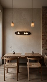 Resim Ceramic Black wall light Handmade Wall Sconces - K 3005 