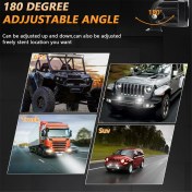 Resim Serfhyff 2pcs 6 Inç LED Işık Çubuğu, 80W Sisli Off Off Yol Işıkları Kamyon Suv Atv Tekne Motosikleti, Beyaz Işık Için Iş Işık Çubuğu (Yurt Dışından) 