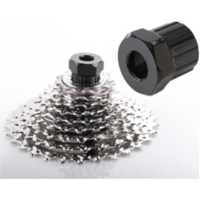 Resim Taiwan Bisiklet Ruble (Dişli) Sökme Anahtarı Kaset Uyumlu Siyah 