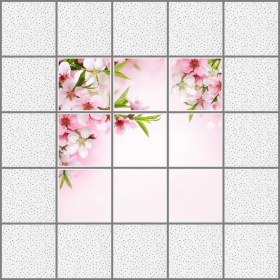 Resim Gök Panel 60 x 60 LED Panel Aydınlatma Desenli 3x3 9'lu Grup 46510654SA 