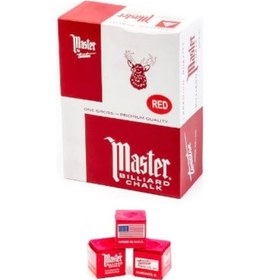 Resim Master 144'lü Kırmızı Bilardo Tebeşiri 