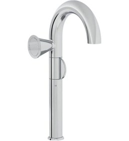 Resim Vitra Liquid A42794 Sol Kumandalı Yüksek Lavabo Bataryası Krom 