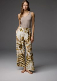 Resim Viskon Desenli Sabahlık Atlet Pantolon 3Lü Takım BM-1842 - XL 